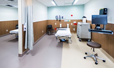 Emergency room exam area at Lehigh Valley Hospital-Schuylkill E. Norwegian Street